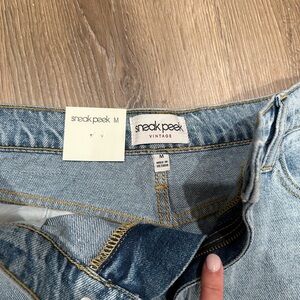 NWT Sneak Peek Denim Shorts
